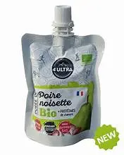 Purée poire & noisette 75gr.